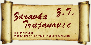 Zdravka Trujanović vizit kartica